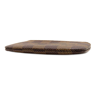 ルイヴィトン LOUIS VUITTON ポシェット クレ N62658 ダミエエベヌ ダミエキャンバス コインケース ゴールド金具 茶 小銭入れ キーチェーン付き