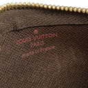 ルイヴィトン LOUIS VUITTON ポシェット クレ N62658 ダミエエベヌ ダミエキャンバス コインケース ゴールド金具 茶 小銭入れ キーチェーン付き