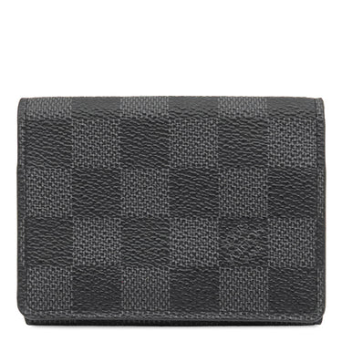 ルイヴィトン LOUIS VUITTON アンヴェロップ カルト ドゥ ヴィジット N63338 グラフィット ダミエグラフィットキャンバス カードケース