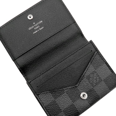ルイヴィトン LOUIS VUITTON アンヴェロップ カルト ドゥ ヴィジット N63338 グラフィット ダミエグラフィットキャンバス カードケース