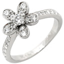 ヴァンクリーフアーペル Van Cleef & Arpels ソクラテス 1フラワー ダイヤ VCARD23700 ホワイトゴールド K18WG ダイヤモンド #48(JP8) リング 指輪 VCA Au750 18K 18金 8号