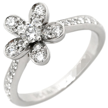 ヴァンクリーフアーペル Van Cleef & Arpels ソクラテス 1フラワー ダイヤ VCARD23700 ホワイトゴールド K18WG ダイヤモンド #48(JP8) リング 指輪 VCA Au750 18K 18金 8号