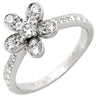 ヴァンクリーフアーペル Van Cleef & Arpels ソクラテス 1フラワー ダイヤ VCARD23700 ホワイトゴールド K18WG ダイヤモンド #48(JP8) リング 指輪 VCA Au750 18K 18金 8号