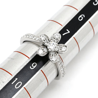 ヴァンクリーフアーペル Van Cleef & Arpels ソクラテス 1フラワー ダイヤ VCARD23700 ホワイトゴールド K18WG ダイヤモンド #48(JP8) リング 指輪 VCA Au750 18K 18金 8号