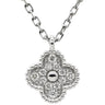 ヴァンクリーフアーペル Van Cleef & Arpels スウィート アルハンブラ ペンダント VCARO85900 ホワイトゴールド K18WG ダイヤモンド ネックレス 750 K18 ダイヤモンド 12石 VCA