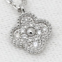 ヴァンクリーフアーペル Van Cleef & Arpels スウィート アルハンブラ ペンダント VCARO85900 ホワイトゴールド K18WG ダイヤモンド ネックレス 750 K18 ダイヤモンド 12石 VCA