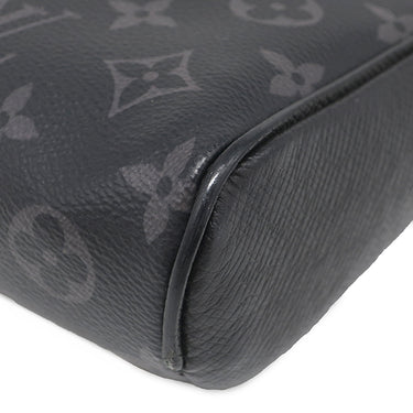 ルイヴィトン Louis Vuitton アウトドア スリングバッグ M30741 ブラック モノグラムエクリプス タイガ タイガラマ ボディバッグ シルバー金具 ショルダーバッグ 黒
