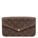 ルイヴィトン LOUIS VUITTON ポシェット フェリシー M61276 フーシャ モノグラムキャンバス チェーンウォレット ゴールド金具 チェーンショルダー