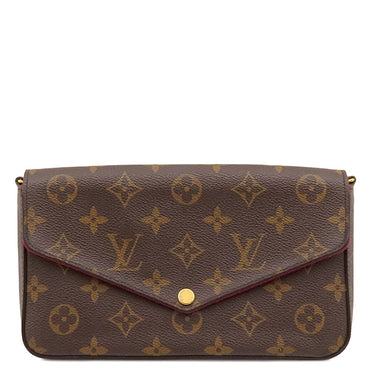 ルイヴィトン LOUIS VUITTON ポシェット フェリシー M61276 フーシャ モノグラムキャンバス チェーンウォレット ゴールド金具 チェーンショルダー