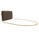 ルイヴィトン LOUIS VUITTON ポシェット フェリシー M61276 フーシャ モノグラムキャンバス チェーンウォレット ゴールド金具 チェーンショルダー
