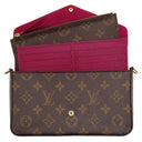 ルイヴィトン LOUIS VUITTON ポシェット フェリシー M61276 フーシャ モノグラムキャンバス チェーンウォレット ゴールド金具 チェーンショルダー