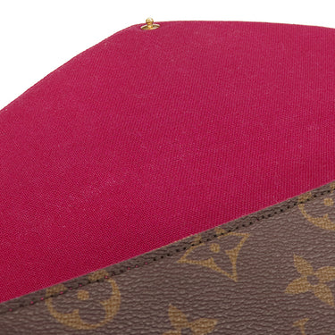ルイヴィトン LOUIS VUITTON ポシェット フェリシー M61276 フーシャ モノグラムキャンバス チェーンウォレット ゴールド金具 チェーンショルダー