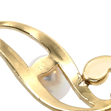 ミキモト MIKIMOTO あこやパール デザインブレス パールホワイト×イエローゴールド K14YG パール ブレスレット MIKIMOTO 真珠 アコヤパール 8粒 14K 14金 Au585