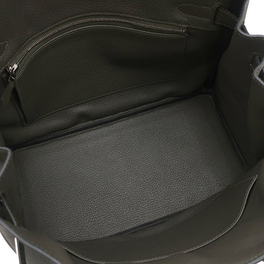 エルメス HERMES バーキン30 ヴェールマキ トゴ ハンドバッグ シルバー金具 グレイッシュグリーン