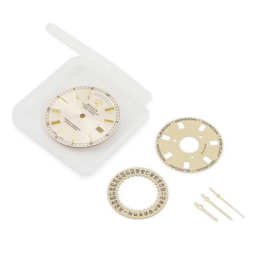 ロレックス ROLEX 純正 デイデイト 118238 118038用 ダイアル シャンパンゴールド ステンレススチール 腕時計パーツ 文字盤 シャンパンゴールド 三針セット 夜光 トリチウム 替え 金
