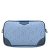 ルイヴィトン LOUIS VUITTON トロカデロ ウェアラブル ウォレット M14684 ブルー レザー モノグラムヘリテージキャンバス ショルダーバッグ シルバー金具 青