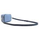 ルイヴィトン LOUIS VUITTON トロカデロ ウェアラブル ウォレット M14684 ブルー レザー モノグラムヘリテージキャンバス ショルダーバッグ シルバー金具 青