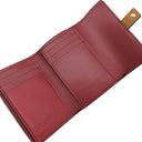 ロエベ LOEWE バーティカル ウォレット スモール ライトキャラメル×ピーカン カーフ ソフトグレインカーフ 三つ折り財布 シルバー金具 茶 アナグラム コンパクトウォレット