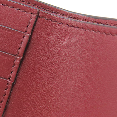 ロエベ LOEWE バーティカル ウォレット スモール ライトキャラメル×ピーカン カーフ ソフトグレインカーフ 三つ折り財布 シルバー金具 茶 アナグラム コンパクトウォレット