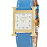 腕時計 エルメス HERMES Hウォッチ MM HH1.510 クオーツ メンズ レディース H型 白 ホワイト アラビア ギョウシェ