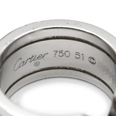 カルティエ Cartier C2リング ホワイトゴールド K18WG ダイヤモンド #51(JP11) リング 指輪 シードゥ Cドゥ 18K K18 750 WG ダイヤモンド ダイヤ 11号