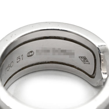 カルティエ Cartier C2リング ホワイトゴールド K18WG ダイヤモンド #51(JP11) リング 指輪 シードゥ Cドゥ 18K K18 750 WG ダイヤモンド ダイヤ 11号