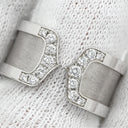 カルティエ Cartier C2リング ホワイトゴールド K18WG ダイヤモンド #51(JP11) リング 指輪 シードゥ Cドゥ 18K K18 750 WG ダイヤモンド ダイヤ 11号