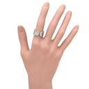 カルティエ Cartier C2リング ホワイトゴールド K18WG ダイヤモンド #51(JP11) リング 指輪 シードゥ Cドゥ 18K K18 750 WG ダイヤモンド ダイヤ 11号