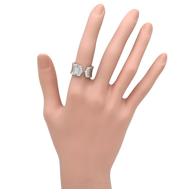 カルティエ Cartier C2リング ホワイトゴールド K18WG ダイヤモンド #51(JP11) リング 指輪 シードゥ Cドゥ 18K K18 750 WG ダイヤモンド ダイヤ 11号