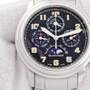 腕時計 ブランパン BLANCPAIN レマン パーペチュアルカレンダー フライバック クロノグラフ 2585F-1127-71 自動巻き メンズ ブラック