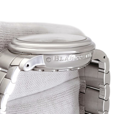 腕時計 ブランパン BLANCPAIN レマン パーペチュアルカレンダー フライバック クロノグラフ 2585F-1127-71 自動巻き メンズ ブラック