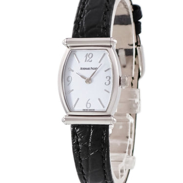 腕時計 オーデマピゲ AUDEMARS PIGUET カーネギー トノー 77152BC/O/0009/02 手巻き レディース OH済 K18WG無垢 ホワイト ヴィンテージ