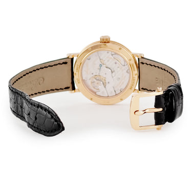 腕時計 ブレゲ BREGUET クラシック ツインバレル 5907BR/12/984 手巻き メンズ OH済 K18RG無垢 青針 ギョウシェ コインエッジ