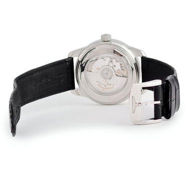 腕時計 ロンジン LONGINES コンクエスト ヘリテージ セントラル パワーリザーブ L1.648.4.78.2 自動巻き メンズ アイボリー デイト