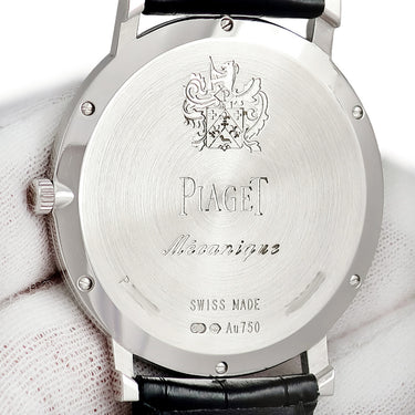 腕時計 ピアジェ PIAGET アルティプラノ アルティメート マニュアル G0A39112 手巻き メンズ K18WG無垢 純正ダイヤ オフセンター