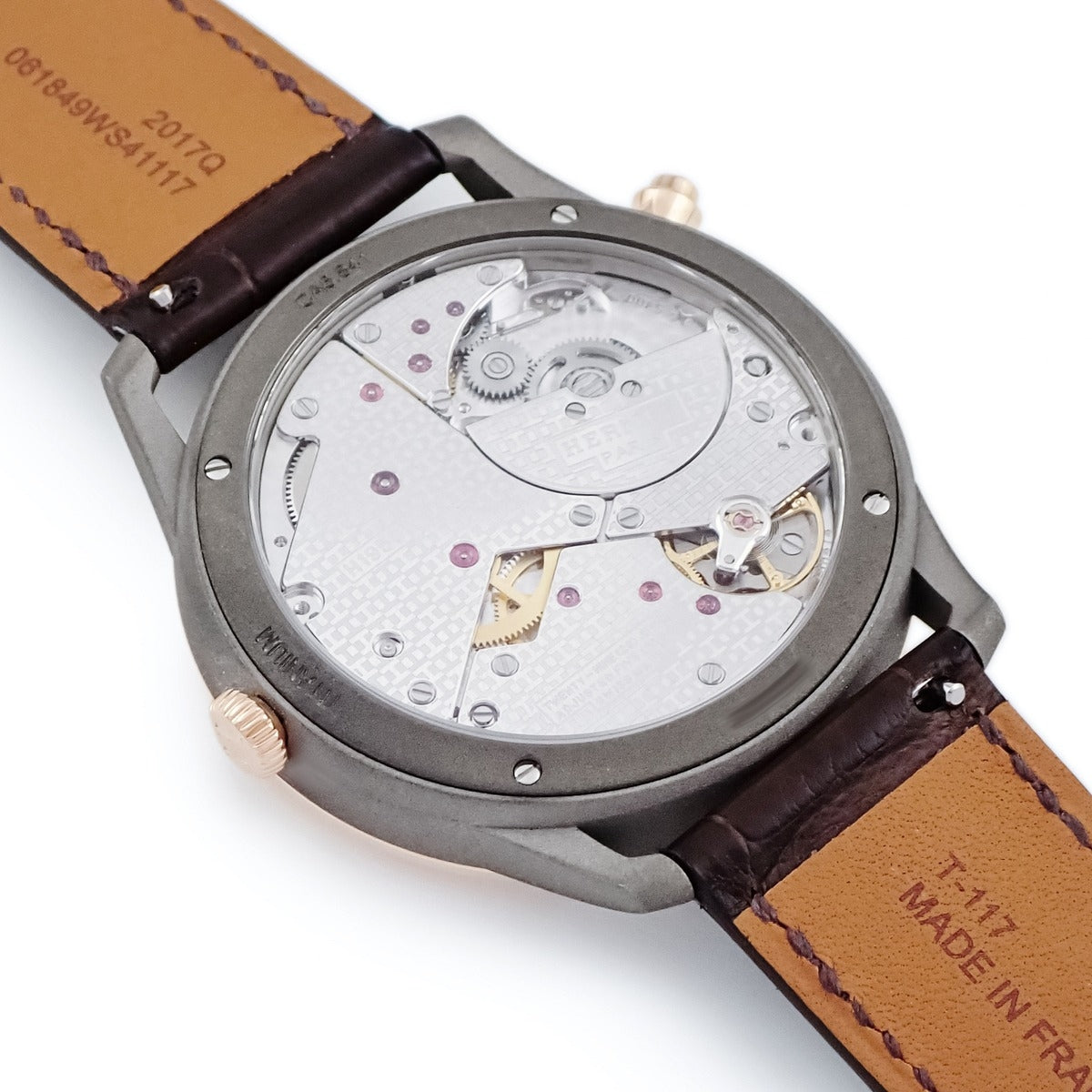 エルメス HERMES スリム ドゥ エルメス GMT CA5.841 自動巻き メンズ