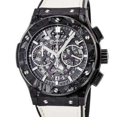 腕時計 ウブロ HUBLOT アエロフュージョン クロノグラフ フロステッドカーボン 525.QK.0170.NR.JPN 自動巻き メンズ 日本限定