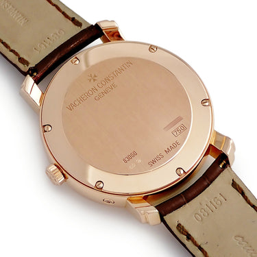 腕時計 ヴァシュロン・コンスタンタン VACHERON CONSTANTIN マルタ パワーリザーブ デイト 83060/000R-9288 手巻き メンズ K18PG無垢 スモセコ
