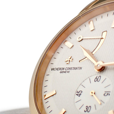 腕時計 ヴァシュロン・コンスタンタン VACHERON CONSTANTIN マルタ パワーリザーブ デイト 83060/000R-9288 手巻き メンズ K18PG無垢 スモセコ