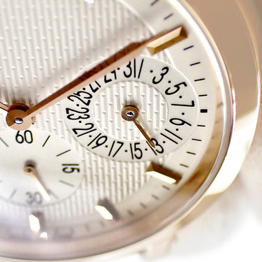 腕時計 ヴァシュロン・コンスタンタン VACHERON CONSTANTIN マルタ パワーリザーブ デイト 83060/000R-9288 手巻き メンズ K18PG無垢 スモセコ