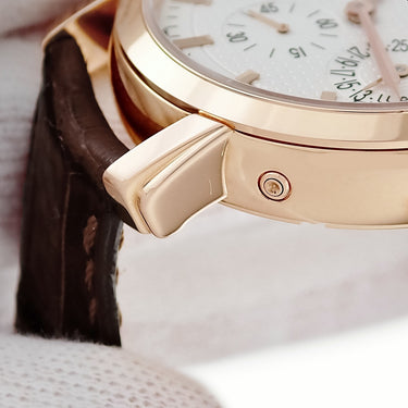 腕時計 ヴァシュロン・コンスタンタン VACHERON CONSTANTIN マルタ パワーリザーブ デイト 83060/000R-9288 手巻き メンズ K18PG無垢 スモセコ