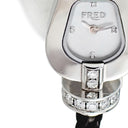 腕時計 フレッド FRED フォース10 FD070111 クオーツ レディース 純正ダイヤ ホワイト シェル ドゥブルトゥール シャックル
