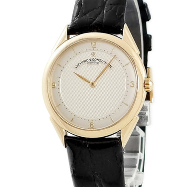 腕時計 ヴァシュロン・コンスタンタン VACHERON CONSTANTIN ヒストリカル 31045/000J-3 手巻き メンズ レディース K18YG無垢 シルバー ギョウシェ