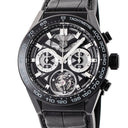 腕時計 タグホイヤー TAG Heuer カレラ キャリバー ホイヤー02T トゥールビヨン クロノグラフ CAR5A90.BH0742 自動巻き メンズ 黒