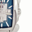 腕時計 ブライトリング BREITLING ベントレー フライングB クロノグラフ A44365 自動巻き メンズ 角型 青 バー ビッグデイト