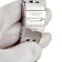 腕時計 ブライトリング BREITLING ベントレー フライングB クロノグラフ A44365 自動巻き メンズ 角型 青 バー ビッグデイト