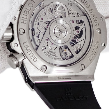 腕時計 ウブロ HUBLOT ビッグバン ウニコ エッセンシャルグレー 441.NX.4210.RX.HEC22 自動巻き メンズ クロノグラフ デイト 限定