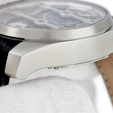 腕時計 ZZウォッチ ZZ Watches トルネード CYCLONE HEURES SAUTANTES 自動巻き メンズ ジャンピングアワー ブルー シルバー 限定
