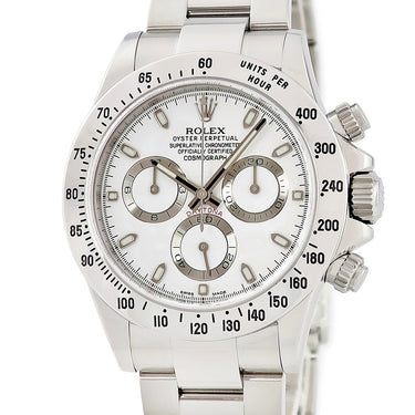 腕時計 ロレックス ROLEX コスモグラフ デイトナ 116520 ランダム番 自動巻き メンズ ランダム番 白 ホワイト スモールセコンド タキメーター