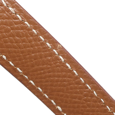 エルメス HERMES ケリー35 外縫い ゴールド クシュベル 2WAYバッグ ゴールド金具 茶 ハンドバッグ ショルダー
